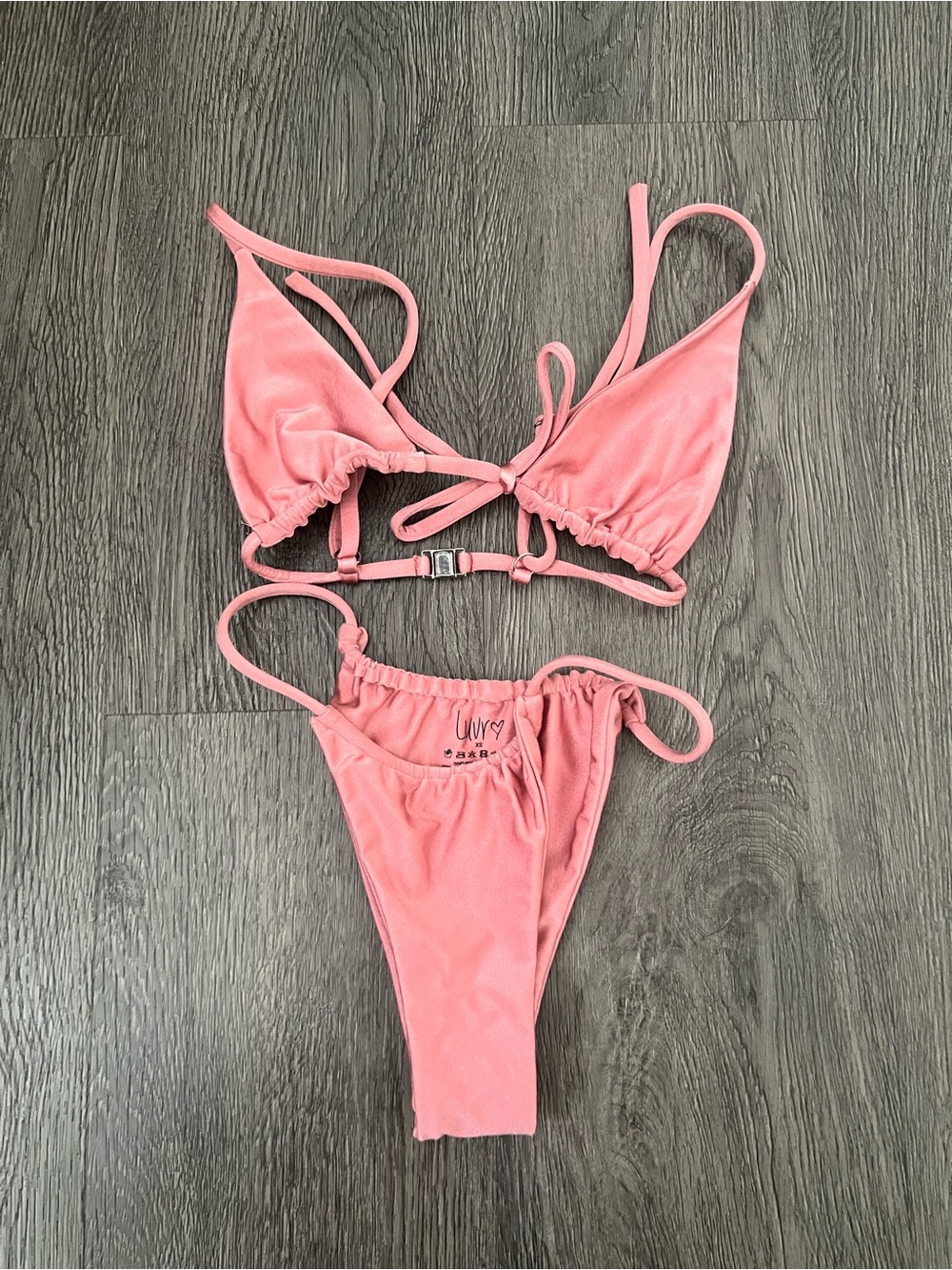 Pink Triangle Bikini Set